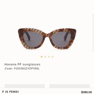 ❌SOLD❌ Fendi Havana Sunglasses